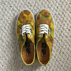 NWOT Van Gogh by Vans Sunflower Classic Sneakers